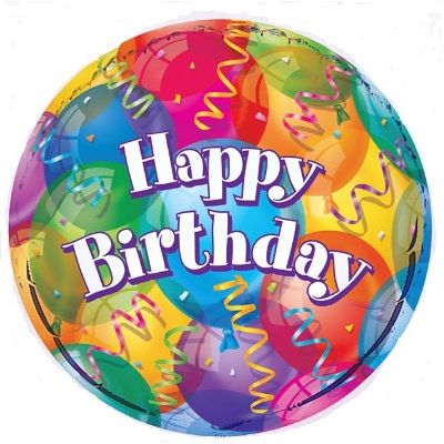 Brilliant Birthday Round Foil Balloon 18