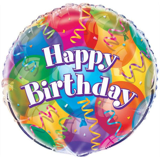 Brilliant Birthday Round Foil Balloon 18