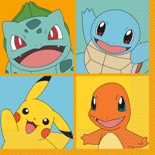 Pokemon Luncheon Napkins, 16ct