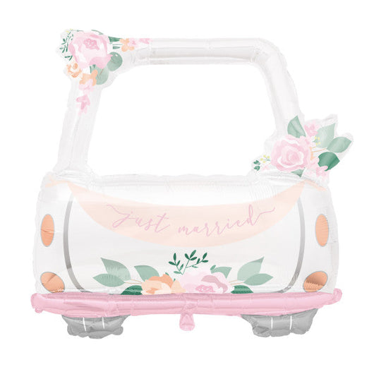 Pink Blooms Car Shaped 