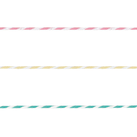 Pink, Yellow & Teal Baker's Twine, 45 yds