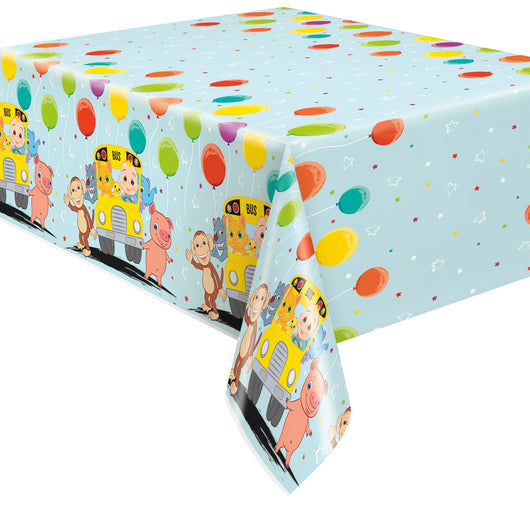 Cocomelon Rectangular Plastic Table Cover, 54
