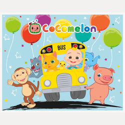 Cocomelon Photo Booth Backdrop, 60