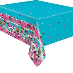 LOL Surprise Rectangular Plastic Table Cover, 54