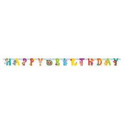 Cocomelon Happy Birthday Large Jointed Banner