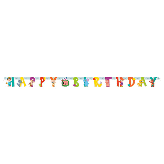 Cocomelon Happy Birthday Large Jointed Banner