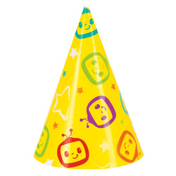 Cocomelon Mini Party Hats, 8ct