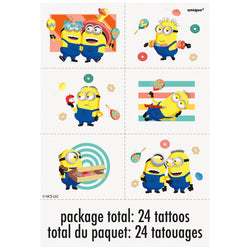 Despicable Me Tattoos, 24ct