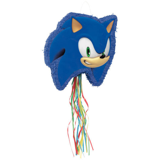 Sonic the Hedgehog Shaped Drum Pull Pinata