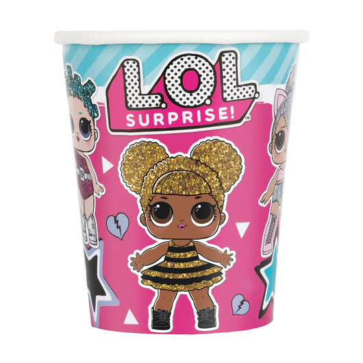 LOL Surprise 9oz Paper Cups, 8ct