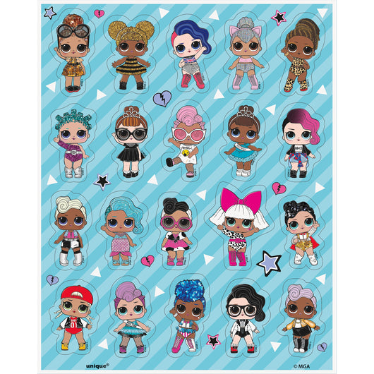 LOL Surprise Sticker Sheets, 4ct