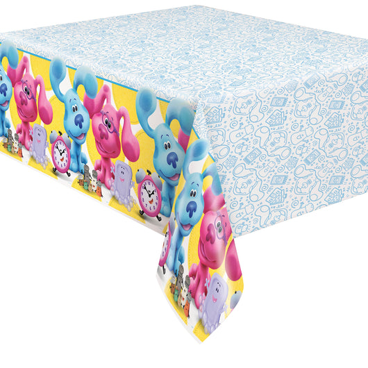 Blue's Clues Rectangular Plastic Table Cover, 54