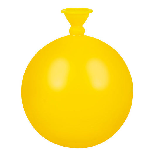 Matte Yellow Sphere Balloon Weight
