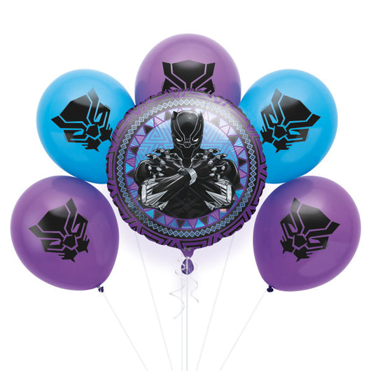 Black Panther Foil & Latex Balloon Kit, 6pc