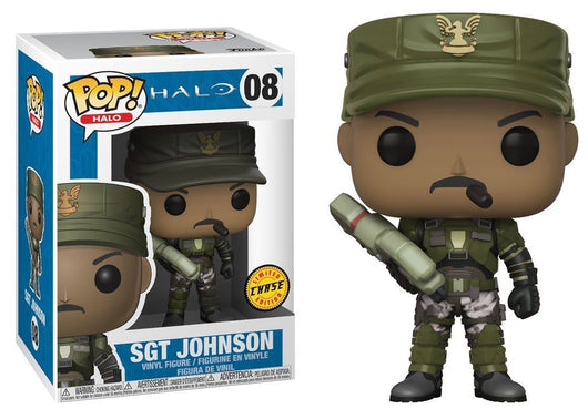 FUNKO POP GAMES: Halo Sgt. Johnson w/Chase (Cigar) (36)