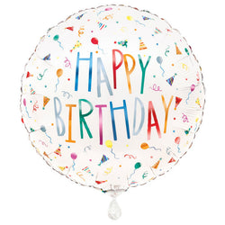 Birthday Mayhem Round Foil Balloon 17