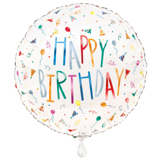 Birthday Mayhem Round Foil Balloon 17