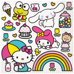 Hello Kitty & Friends Luncheon Napkins, 16ct