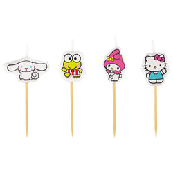 Hello Kitty & Friends Pick Candles, 4ct