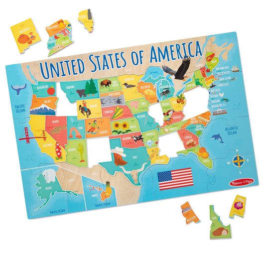 Melissa & Doug World Map Floor (33 pc) (6)