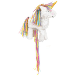 Rainbow Unicorn 3D Pull Pinata
