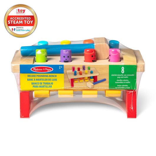 Melissa & Doug Deluxe Pounding Bench (6)