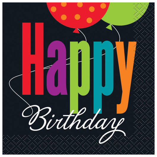 Birthday Cheer Beverage Napkins, 16ct