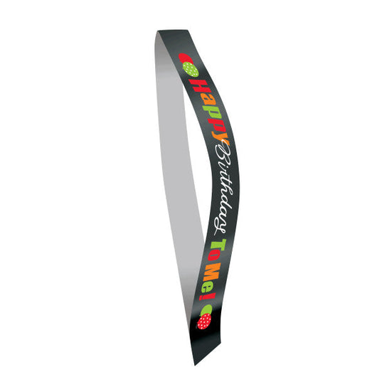 Birthday Cheer Satin Sash