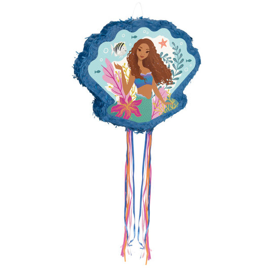 Disney The Little Mermaid Shell Shaped Drum Pull Pinata