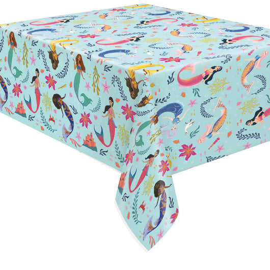 Disney The Little Mermaid Rectangular Plastic Table Cover, 54