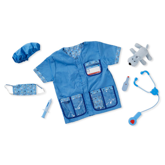 Melissa & Doug Veterinarian Role Play Costume Set (6)