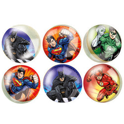 Justice League Bounce Balls, 6ct