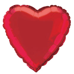 Solid Heart Foil Balloon 18