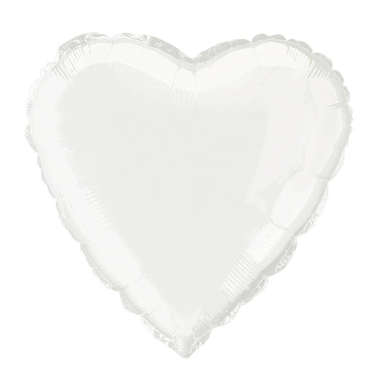 Solid Heart Foil Balloon 18
