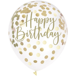 Gold Foil Confetti Filled 