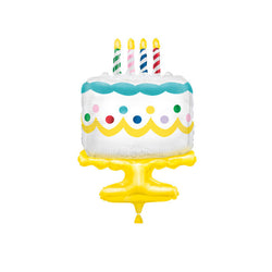 Giant Birthday Cake Shaped Foil Balloon 25