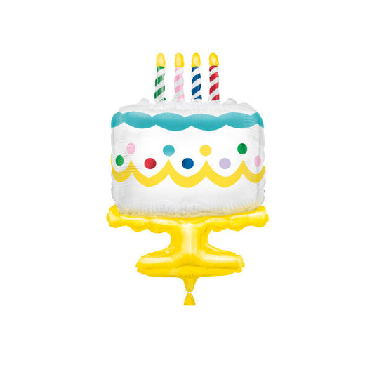 Giant Birthday Cake Shaped Foil Balloon 25