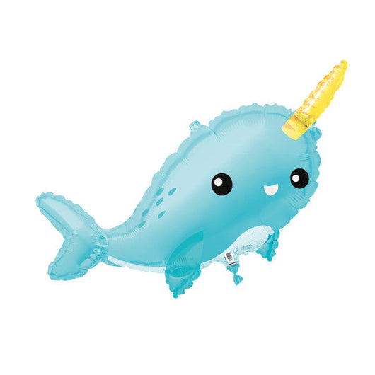 Giant Narwhal Foil Balloon 37