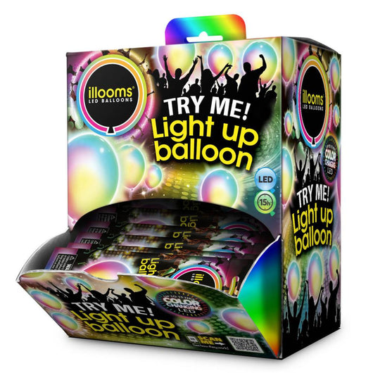 Illooms Color Changing Light Up Balloon, 1ct - 70 pack Display
