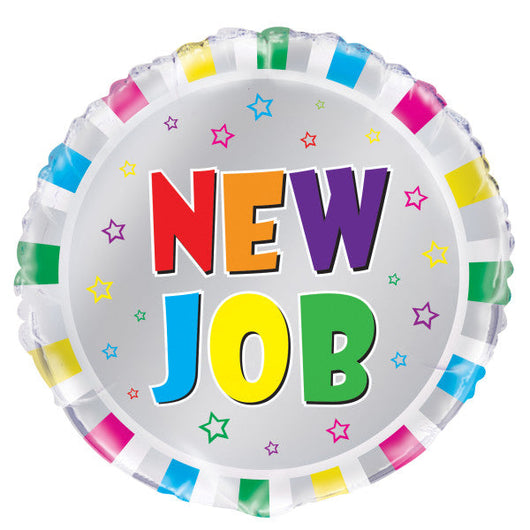 New Job Congratulations Round Foil Balloon 18