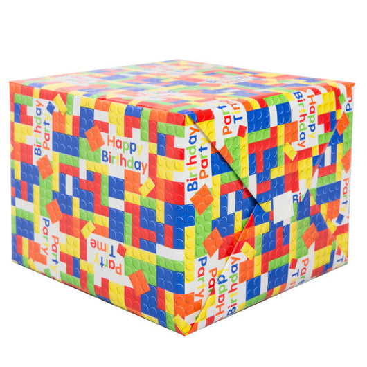 Building Blocks Birthday Gift Wrap, 30