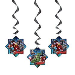 Avengers Hanging Swirl Decorations, 26