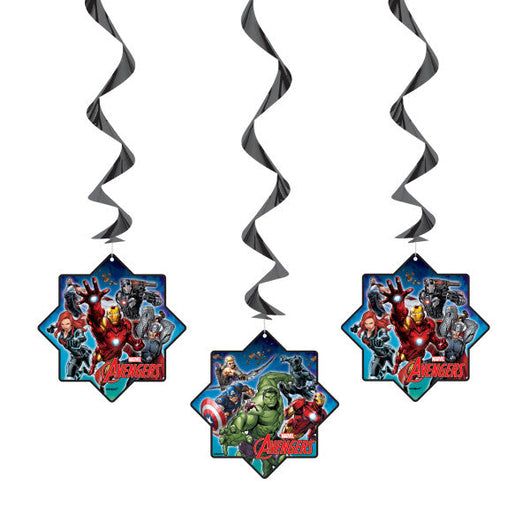 Avengers Hanging Swirl Decorations, 26