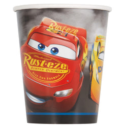 Disney Cars 3 Movie 9oz Paper Cups, 8ct