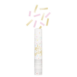 Oh Baby Pink and Gold Confetti Cannon-CDU