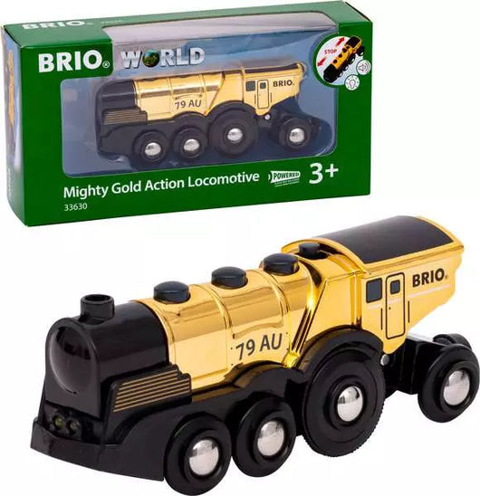 BRIO Mighty Golden Action Locomotive (6)