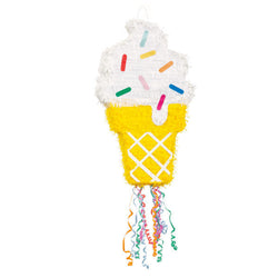 Ice Cream Cone Shaped Drum Pull Pinata