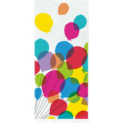 Balloons & Rainbow Birthday Cellophane Bags, 5