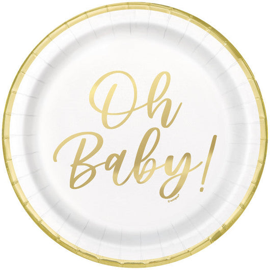 Oh Baby Gold Baby Shower Round 9