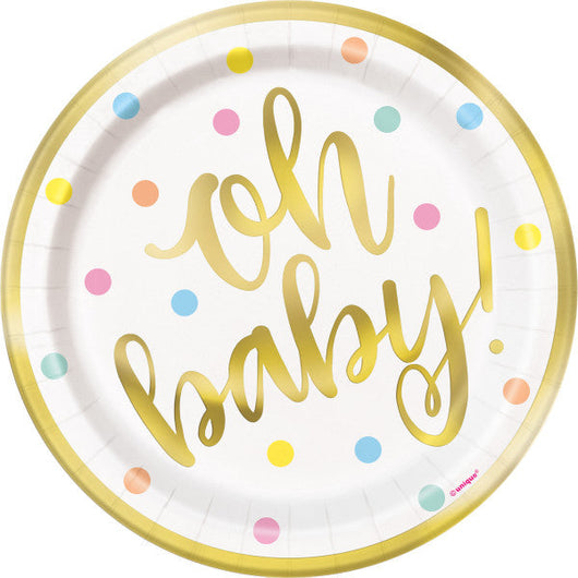 Oh Baby Gold Baby Shower Round 7